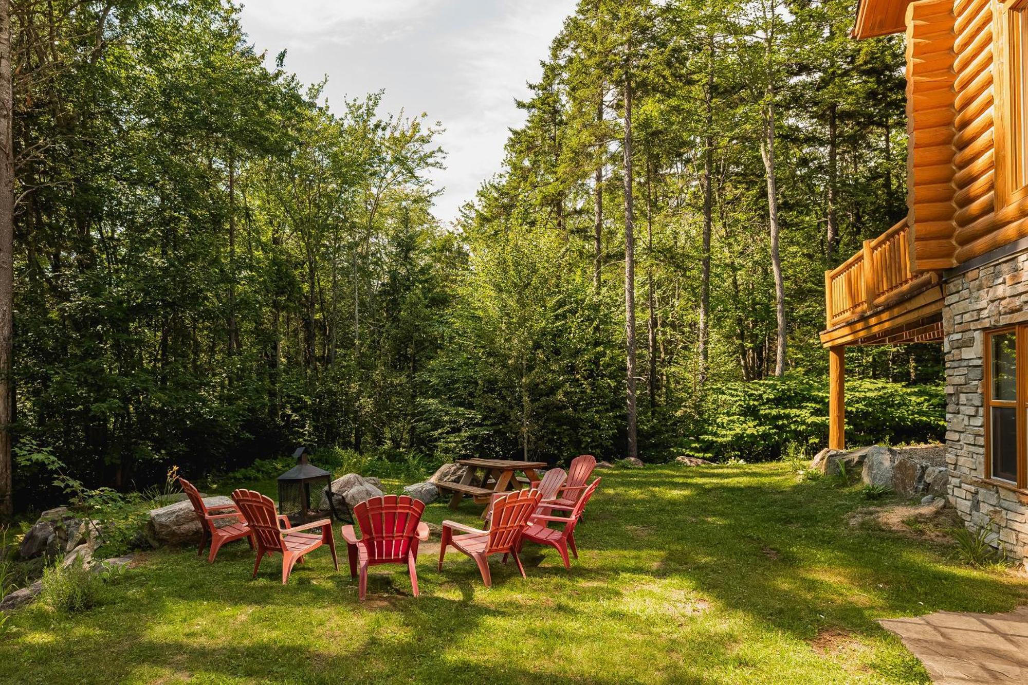 Fiddler Lake Resort Chalet 76 Deer Mille-Isles Eksteriør billede